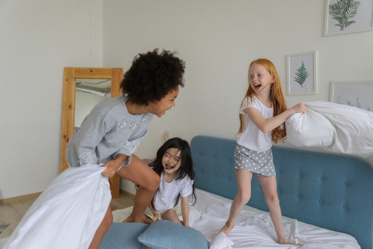 kids pillow fighting keep play time safe